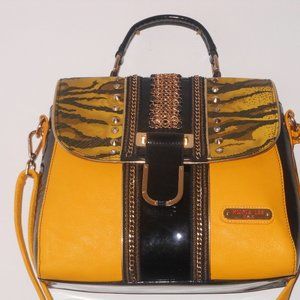 NICOLE LEE U.S.A MULTI-COLOR LARGE SHOULDER BAG